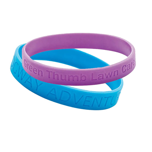 SILICONE WRISTBAND DEBOSSED