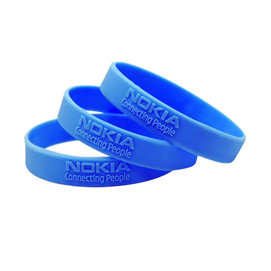 SILICONE WRISTBAND EMBOSSED